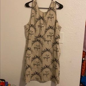 Gap linen shift dress NWT